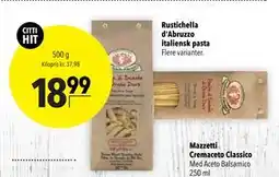 Citti Rustichella d'Abruzzo italiensk pasta tilbud