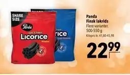 Citti Panda Finsk lakrids tilbud