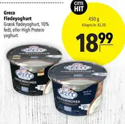 Citti Greco Flødeyoghurt tilbud