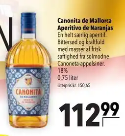 Citti Canonita de Mallorca Aperitivo de Naranjas tilbud