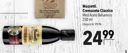 Citti Mazzetti Cremaceto Classico tilbud