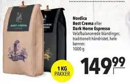 Citti Nordica Best Crema eller Dark Horse Espresso tilbud