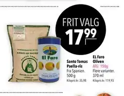 Citti Santo Tomas Paella-ris tilbud