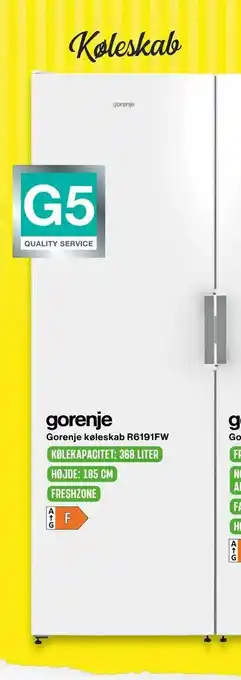 Skousen Gorenje køleskab R6191FW tilbud