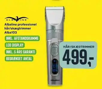 Skousen Albaline professionel hår/skægtrimmer Alba103 tilbud