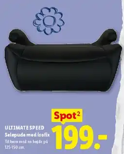 Lidl Selerpude med ISOFIX (booster) tilbud