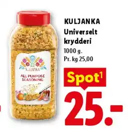 Lidl Universelt krydderi tilbud