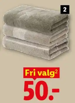 Lidl Håndklæder (fri valg) tilbud
