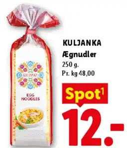 Lidl Kuljanka Ægnudler (Egg noodles) tilbud
