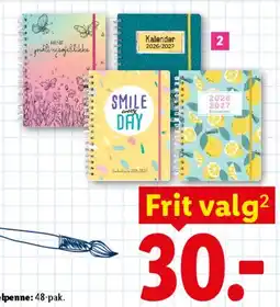 Lidl Permanente tusser / Kalender 26/27 / Gelpenne tilbud