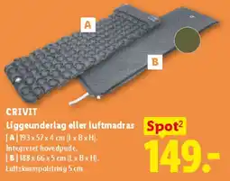 Lidl Liggeunderlag eller luftmadras tilbud