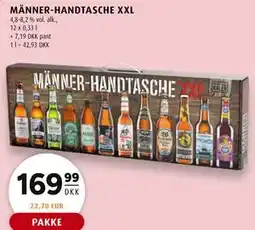 Scandinavian Park MÄNNER-HANDTASCHE XXL tilbud