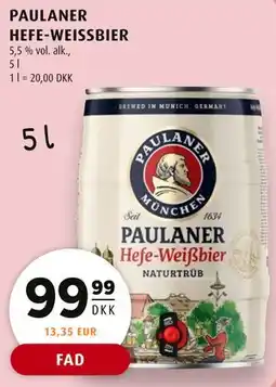 Scandinavian Park PAULANER HEFE-WEISSBIER tilbud