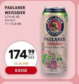 Scandinavian Park PAULANER WEISSBIER tilbud
