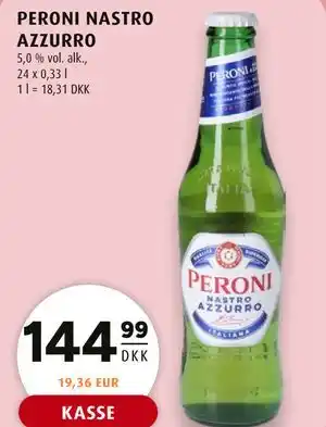 Scandinavian Park PERONI NASTRO AZZURRO tilbud