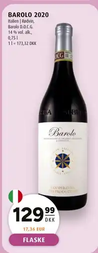 Scandinavian Park BAROLO 2020 tilbud