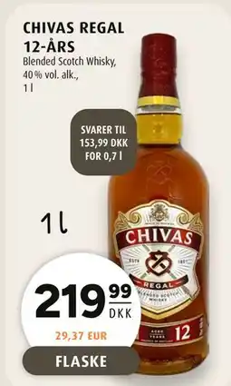 Scandinavian Park CHIVAS REGAL 12-ÅRS tilbud