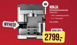 Skousen NINJA ESPRESSOMASKINE ES601EU tilbud