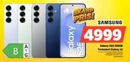Power Samsung Galaxy S25 256GB Forbedret Galaxy Al tilbud