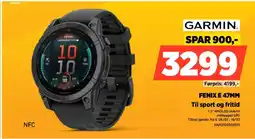 Power Garmin FENIX E 47MM Til sport og fritid tilbud