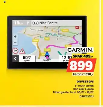 Power Garmin drive 53 gps tilbud