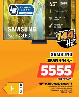 Power Samsung 65" 4k neo qled smart tv tilbud