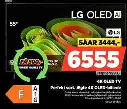 Power LG 4K OLED TV Perfekt sort. Ægte 4K OLED-billede tilbud
