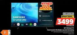 Power SAMSUNG 58" 4K Smart TV Imponerende 4K-detaljer og smart streaming tilbud
