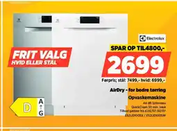 Power Electrolux AirDry - for bedre tørring Opvaskemaskine tilbud