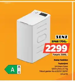 Power SENZ Damp-funktion Topbetjent tilbud