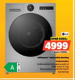 Power LG ezDispense automatisk dosering Vaskemaskine tilbud