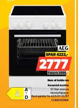 Power AEG Nem at holde ren Keramisk komfur tilbud