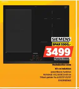 Power SIEMENS flexinduction-zone induktion tilbud