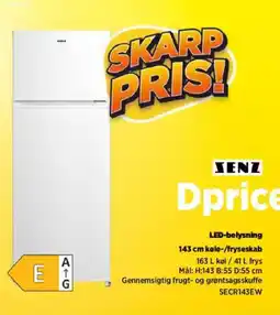 Power SENZ LED-belysning køle-/fryseskab tilbud