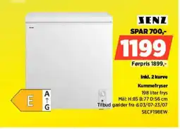 Power SENZ Inkl. 2 kurve Kummefryser tilbud
