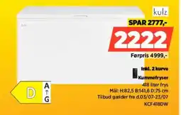 Power kulz Inkl. 2 kurve Kummefryser tilbud