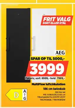 Power AEG MultiFlow luftcirkulation køleskab tilbud
