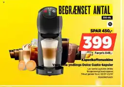 Power Kapselkaffemaskine Vælgame yndlings Dolce Gusto-kapsler tilbud