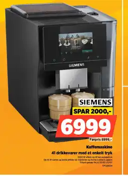 Power SIEMENS 41 drikkevarer med et enkelt tryk tilbud