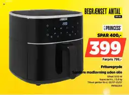 Power PRINCESS Frituregryde Sundere madlavning uden olie tilbud