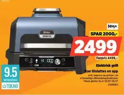 Power Elektrisk grill Kan tilsluttes en app tilbud