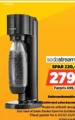 Power Sodavandsmaskine Esk boblevand uden besvær tilbud