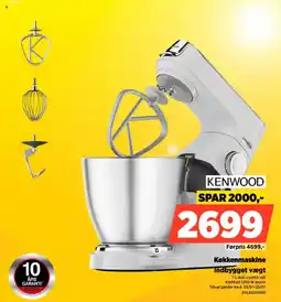 Power KENWOOD Køkkenmaskine Indbygget vægt tilbud