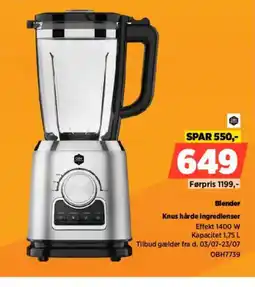 Power Blender Knus hårde ingredienser tilbud