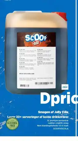 Power Smagen af Jolly Cola Laver 30+ serveringer af kolde drikkevarer tilbud