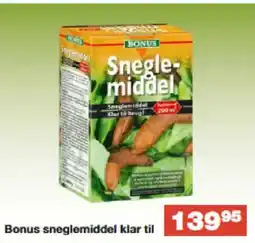 Bauhaus Bonus sneglemiddel klar til tilbud