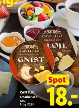 Lidl Castello Smørbar ost tilbud