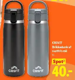 Lidl Drikkedunk af rustfrit stål tilbud