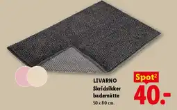 Lidl Skridsikker bademåtte tilbud