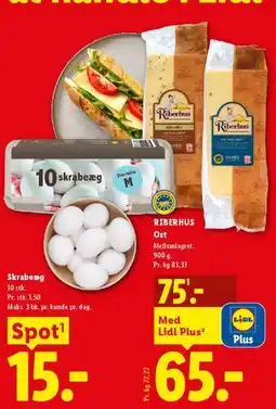 Lidl Skrabeæg 10 stk. tilbud